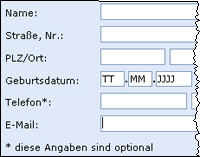 Unübliche Verwendung der *-Kennzeichnung