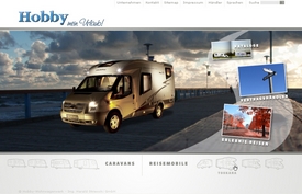 Konzept: Hobby Wohnwagen Konzept: Hobby Wohnwagen