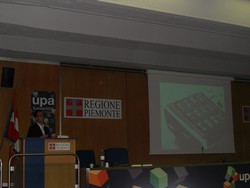 Jens Jacobsen auf der UPA 2008 in Turin zum Thema "Usability von Audiocontent"
