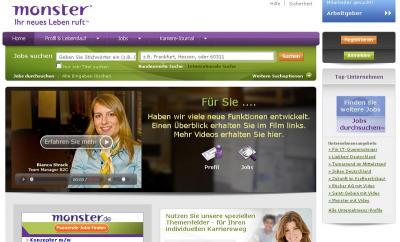 Startseite monster.de
