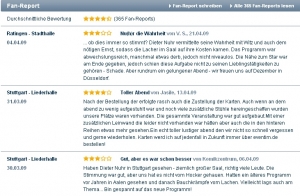 Event Bewertungen