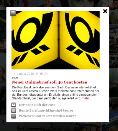 Stern.de-Mosaik Artikelvorschau