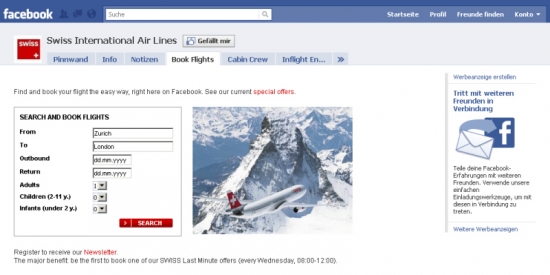 Swiss Air Fanpage