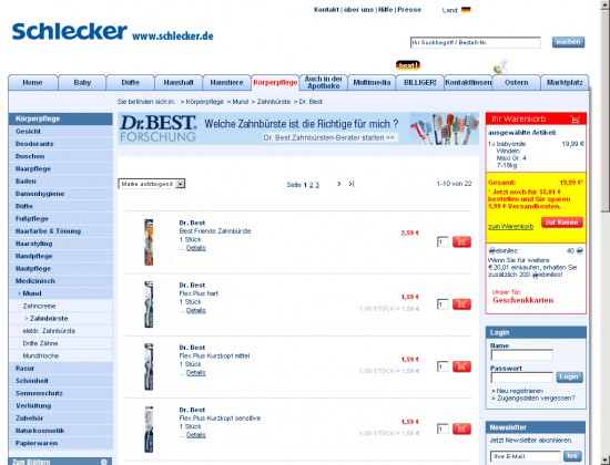Schlecker-Zahnbürste-Best