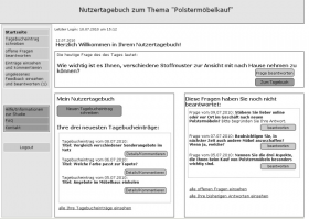 Prototyp mit geringer visueller Verfeinerung (links) und hoher visueller Verfeinerung (rechts).