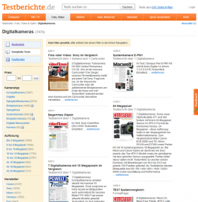 Produktliste: komplette Tests Produktliste: komplette Tests