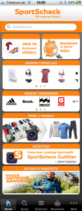 Startscreen SportScheck Startscreen SportScheck