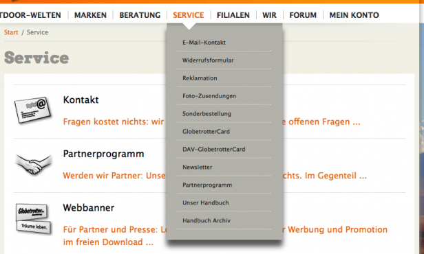 Website globetrotter.de