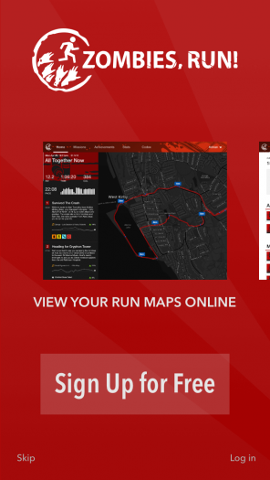 Screenshot App Zombies, Run!
