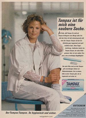 Femtech Tampax Werbung 80er Jahre Usabilityblog De